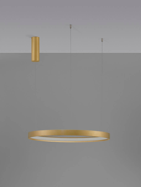 Ring lampa wisząca ZACAPU LE42790 do salonu LED 42W 3000K złota