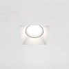 Minimalistyczna lampa wpuszczana Dot DL042-01-SQ-W kwadratowa biała