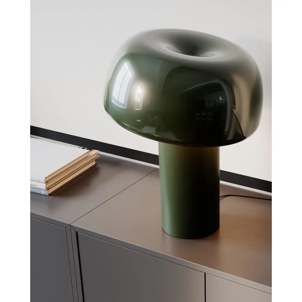 Nocna lampka stołowa Lean on me 4024530-2501 grzybek ciemnozielony