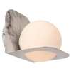 Nowoczesna lampa ścienna DAVY 04211/01/36 Lucide kula szary biały