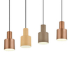 Wisząca lampa ELIOR DL417319400 Trio tubka metalowa czarny brązowy multikolor