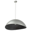 Kopułowa lampa wisząca SOLARIS 40631 Sigma srebrna czarna