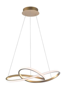 Ledowy żyrandol pokojowy Jerez LE41656 LED 53W 3000K złota