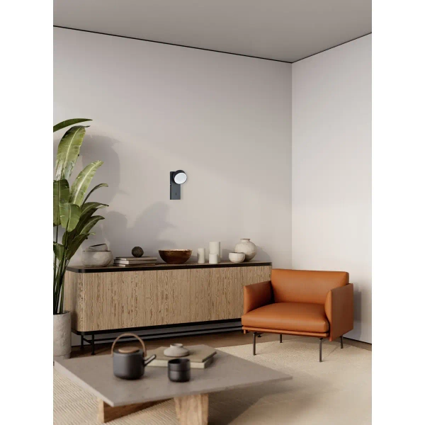 Lampa ścienna z włącznikiem Fonten WL-47380-1-BK LED 1,8W 4000K czarna