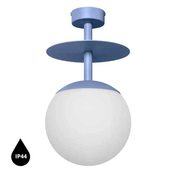 Przysufitowa lampa do łazienki PLAAT B PLB190S3 IP44 niebieski