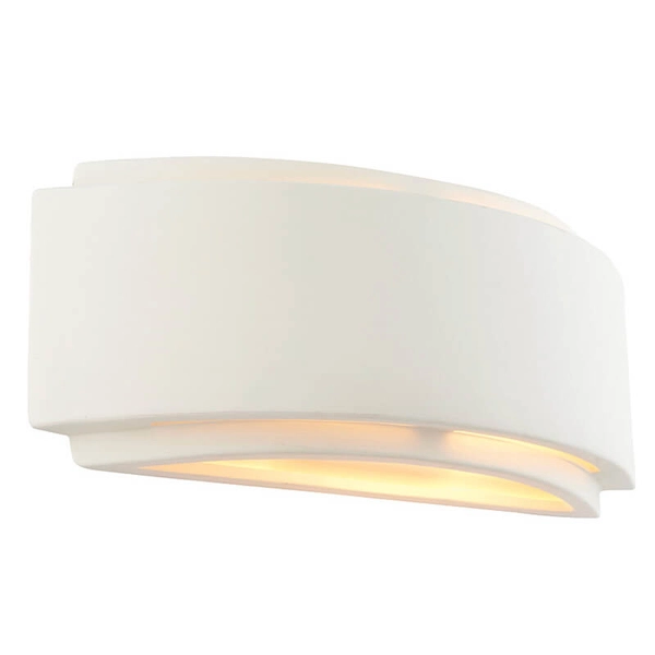 Ceramiczna lampa ścienna Gianna 76570 na przedpokój biały