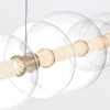 Wisząca lampa szklane kule Atomo QN-ATOMO-LP7-BG LED 46W 3000K złoty