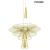 Lampa wisząca loftowa Sesto MSE010100336 Moosee druciak złota
