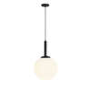 Szklana lampa wisząca Bosso 1087XL1 Aldex kula ball czarna