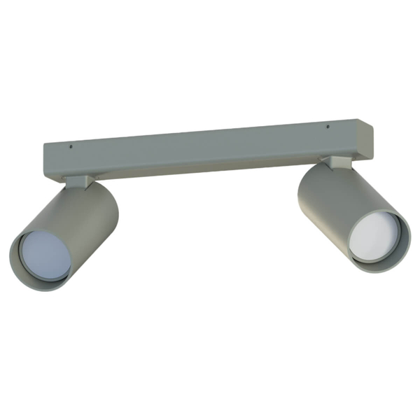 Sufitowa lampa podwójna Fourty 11466 z regulacją do gabinetu jedwabisty grafit