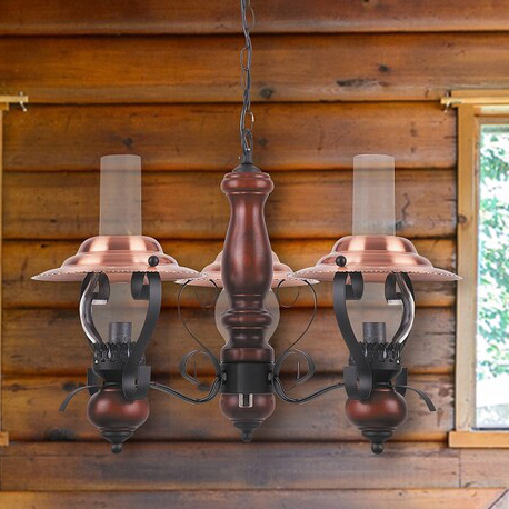 Wisząca lampa latarnia ENNA 7860 Rabalux retro zwis miedziana czarna
