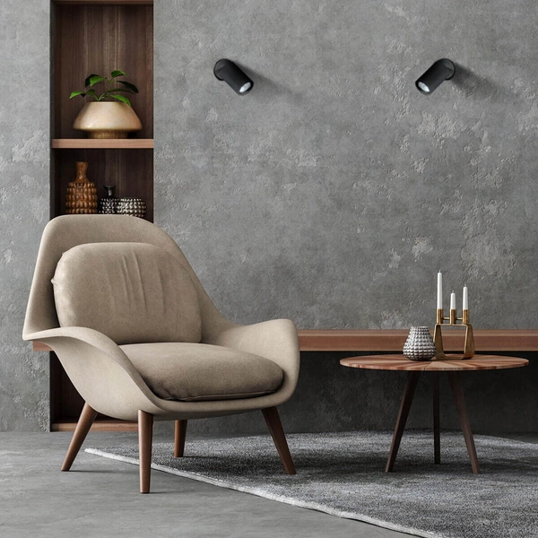 Regulowana LAMPA sufitowa SNOW LP-731/1W BK Light Prestige metalowa OPRAWA spot reflektorek tuba czarna