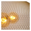 Druciana lampa wisząca MESH 21423/88/02 Lucide nad stół złoty