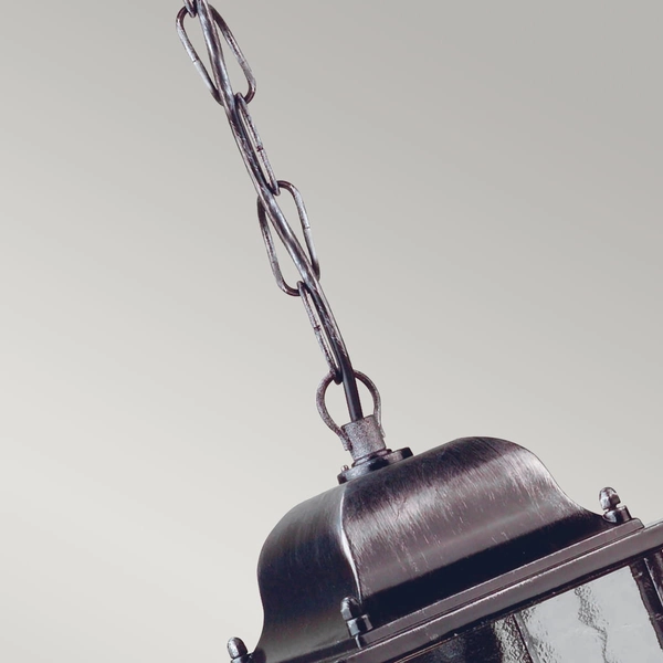 Latarnia wisząca Wexford WX9 Elstead na łańcuchu lampion czarny