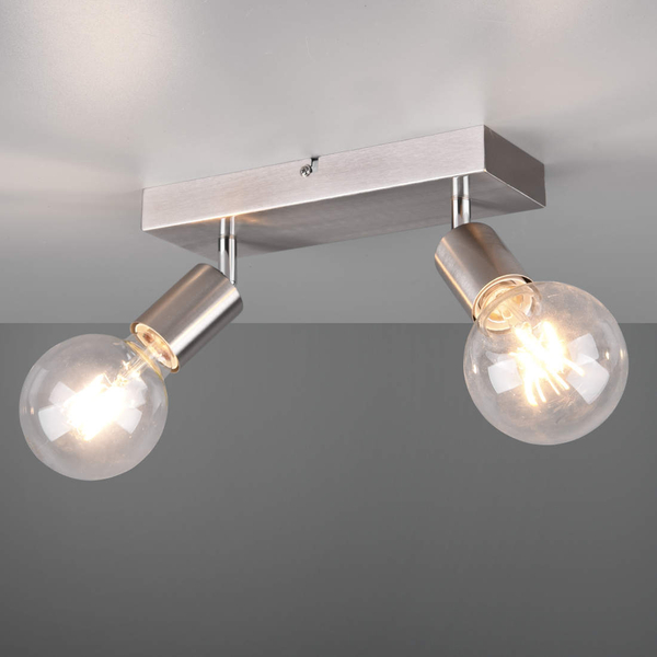 Sufitowa LAMPA loft VANNES R80182007 RL Light regulowana OPRAWA metalowy kinkiet reflektorki nikiel mat