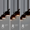 Lampa wisząca do salonu Clyde 2010803003 LED 4W 2700K czarny