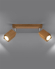 Drewniana lampa sufitowa SL.1036 regulowane tuby do sypialni