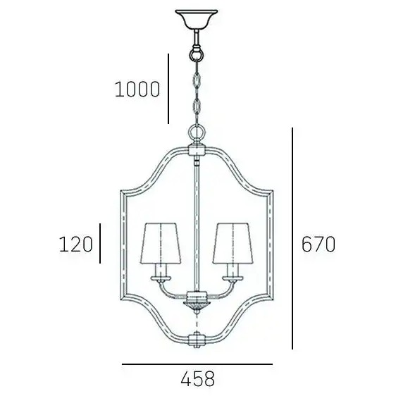 Wisząca LAMPA nowoczesna NEW YORK P04380WH Cosmolight abażurowy zwis do jadalni biały