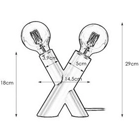 Loftowa lampa stołowa SIMUL 108053 Markslojd metalowa mosiądz