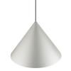 Lampa wisząca stożek Zenith 10872 Nowodvorski zwis do sypialni jedwabisty szary