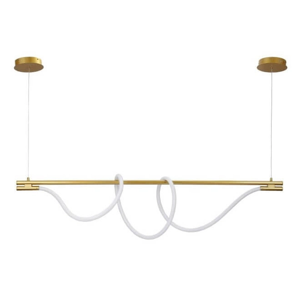 Lampa wisząca nad wyspę Spirali ABR-HILTON-SG-38W LED 45W 3000K złoty