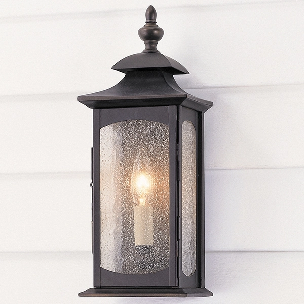 Kinkiet ścienny QN-MARKET-SQUARE-S IP44 klasyczny brązowy