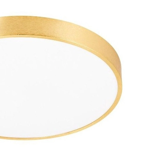 Okrągła lampa sufitowa Sierra LED 40W 4000K jadalniana złota