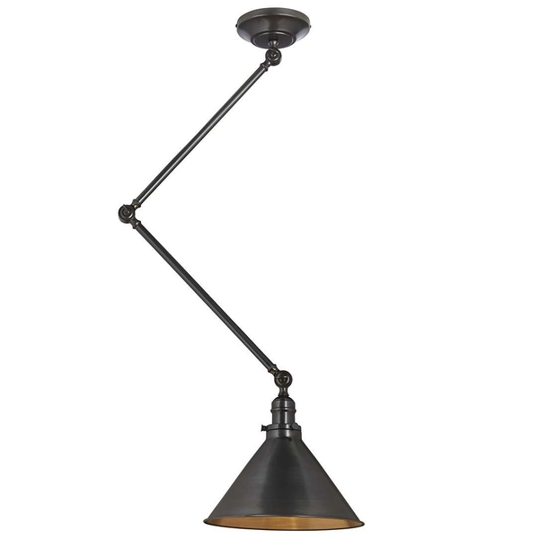 Sufitowa LAMPA industrialna PROVENCE PV-GWP-OB Elstead metalowa LAMPA loftowa brąz