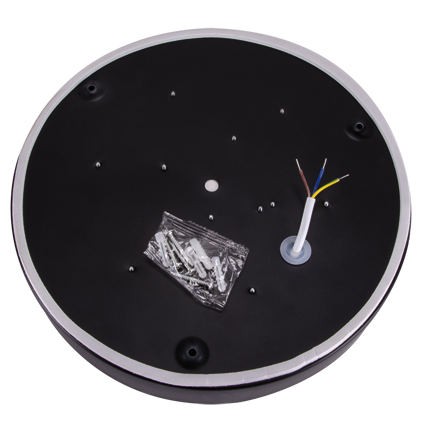 Sufitowa LAMPA plafon TOTEM LED C 03928 Ideus okrągła OPRAWA metalowa LED 48W 4000K minimalistyczna czarna