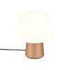 Szklana lampa stołowa STEEN 568200165 biała pomarańczowa 1xE14 27cm