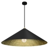 Lampa zwisająca nad stół FUJI MLP0646 do jadalni trójkątna czarna