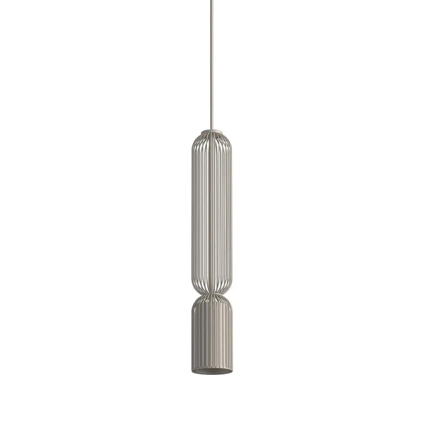 Salonowa lampa wisząca CAMELEON SINGLES 12197 druciana beżowa