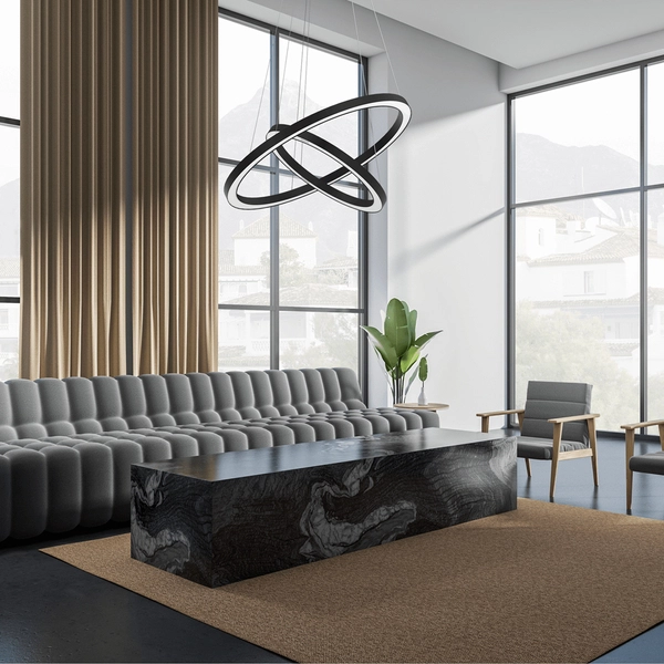 Wisząca lampa Galaxia ML8422 LED 46W nowoczesna czarna