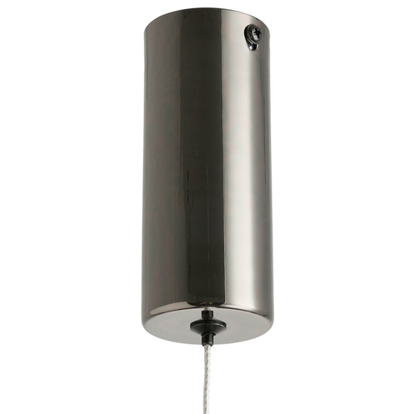 Zwisająca lampa kuchenna O-Line ST-1688L-BK LED 14W 3000K listwa koło biała