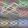 Sterowana lampa sufitowa FELIX srebrna 14637-55 2xLED 50W 2700-5000K RGB