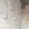 Betonowy kinkiet salonowy SL.0991 szara kostka lampa ścienna