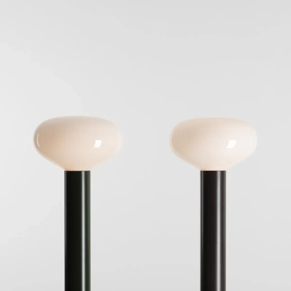 Stojąca owalna lampa Flo Floor Mokka 7000A28_M brązowa