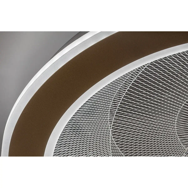 Ringowy plafon sufitowy Zofrael 71281 LED 24W 3000-6500K złoty