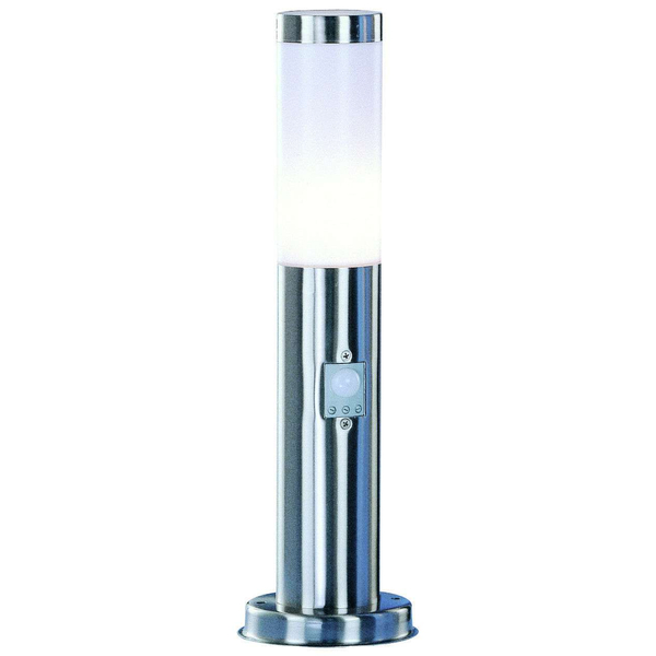 Stojąca lampa zewnętrzna BOSTON z czujnikiem ruchu IP44 stal