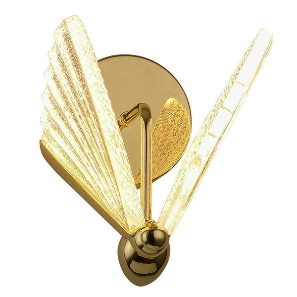 Lampa ścienna motyl Mariposa LP-1715/1W Light Prestige LED 8W 3000-6000K złota