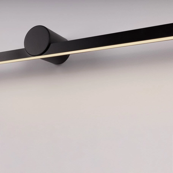 Naścienna lampa RAFAEL LE44422 LED 17W 3000K IP54 listwa czarna