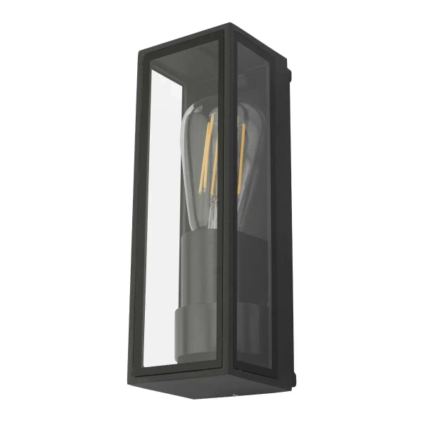 Zewnętrzna lampa ścienna Taryn TAR1639 lampion do ogrodu IP65 czarny