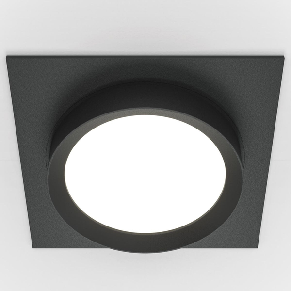 Oprawa wpuszczana sufitowa Hoop DL086-GX53-SQ-B czarna