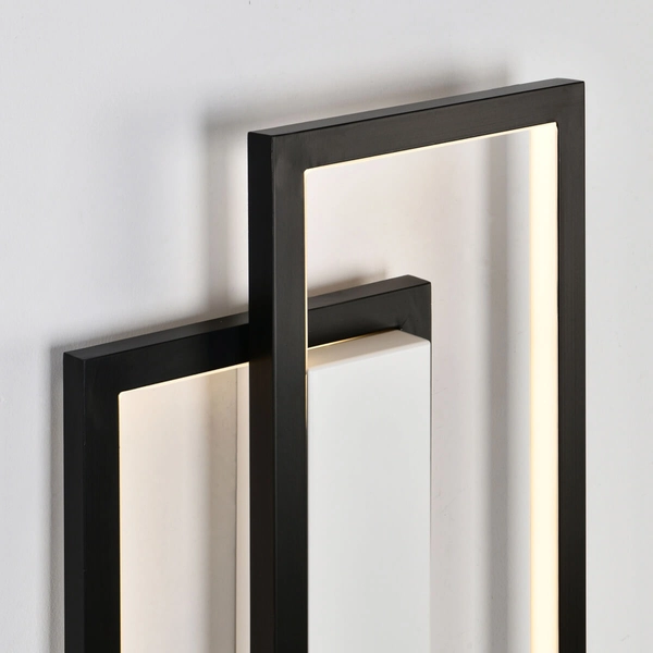 Lampa ścienna SYMMETRY ST-MD-1027L LED 69W 3000K ramki metalowe czarne