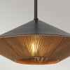 Wisząca lampa do kuchni Daphne ALM-DAPHNE-P-L-MB nad blat czarna