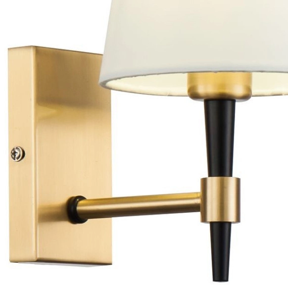 LAMPA ścienna ZARAGOZA H001WL-01BS Maytoni klasyczna OPRAWA abażurowa mosiądz