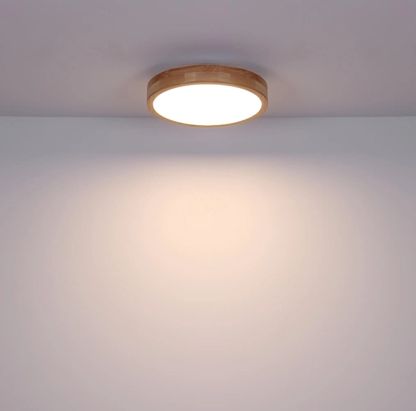 Lampa sufitowa Rainer 41745-24 do pokoju LED 24W 2700-6500K drewniana