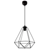 LAMPA wisząca VEN W-1201/1 industrialna OPRAWA metalowy ZWIS druciany loft czarny