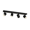 Salonowa lampa metalowa Helvia 4-punktowa LED 20W 4000K czarna