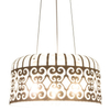 LAMPA wisząca ALESSANDRA 2163 Rabalux ażurowa OPRAWA metalowy zwis vintage biały